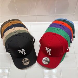 New Era Men's Colorful Cap Collection BRAND NEW - LA LOGO UPSIDE DOWN